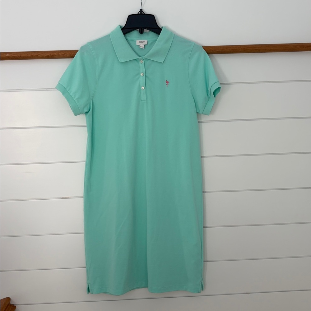 J. Crew Light Green Polo Dress